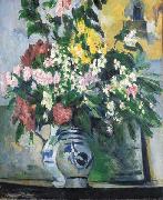 Paul Cezanne Les deux vases de fleurs oil painting reproduction